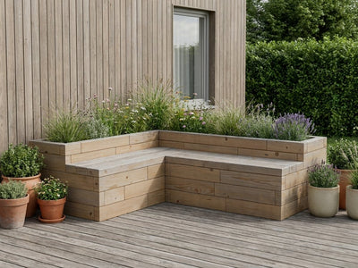 Transform Your Garden Corner: Modular Raised Beds and Integrated Seating — GridGarden