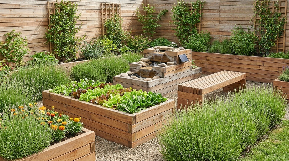 Solar Water Features for Raised Bed Gardens: Enhance Your Garden's Ambiance — GridGarden