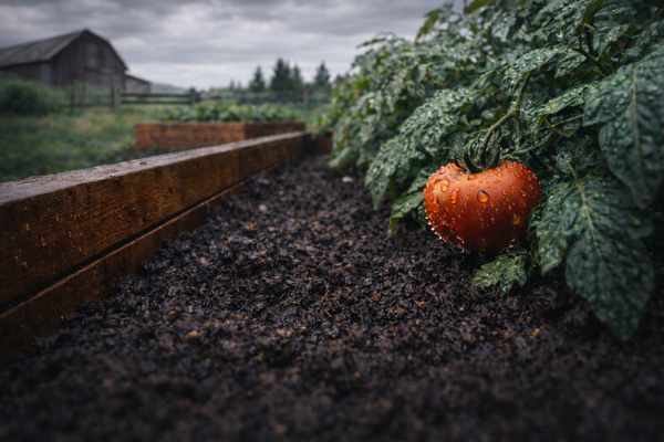 Comparison of wooden raised bed materials