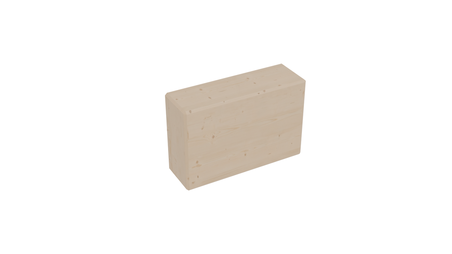 Brick Premium 60 mm European larch modular garden blocks — view 4