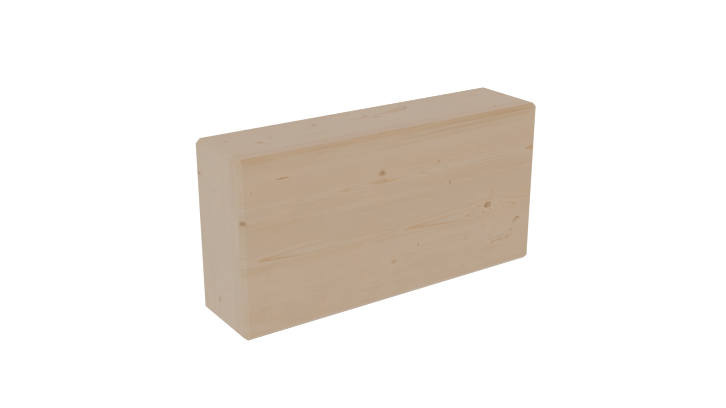 Brick Premium 60 mm European larch modular garden blocks — view 3