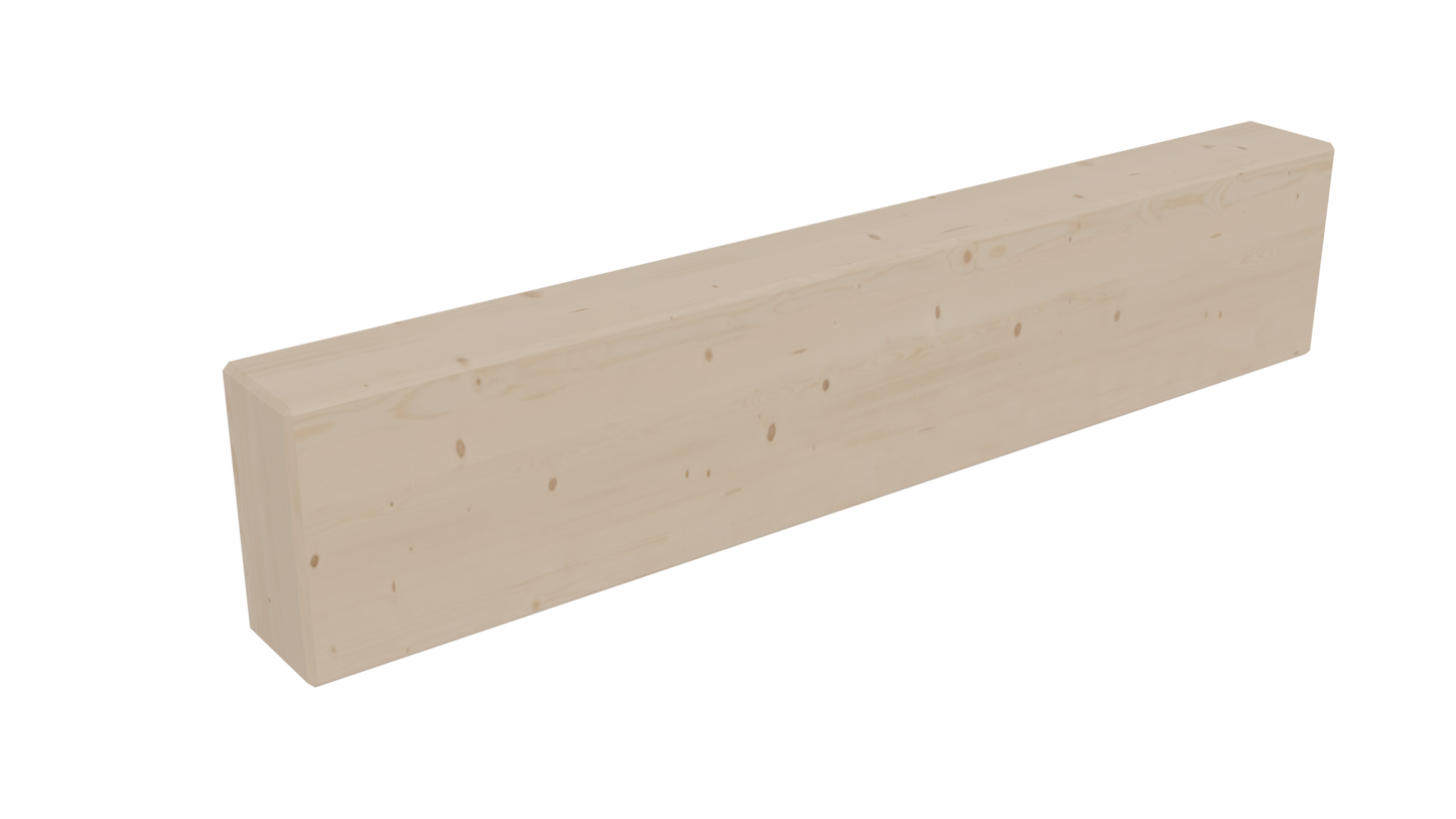 Brick Premium 60 mm European larch modular garden blocks — view 1