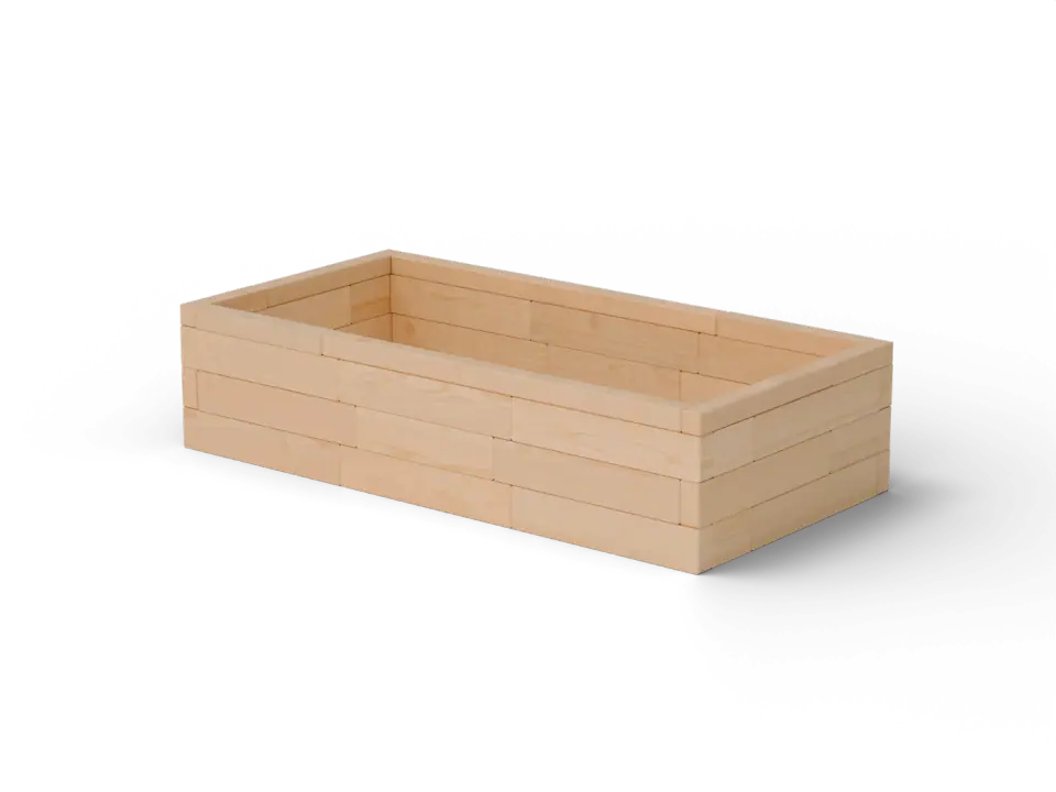 Strat înălțat I Brick Premium 180 × 90 cm, înălțime 42 cm