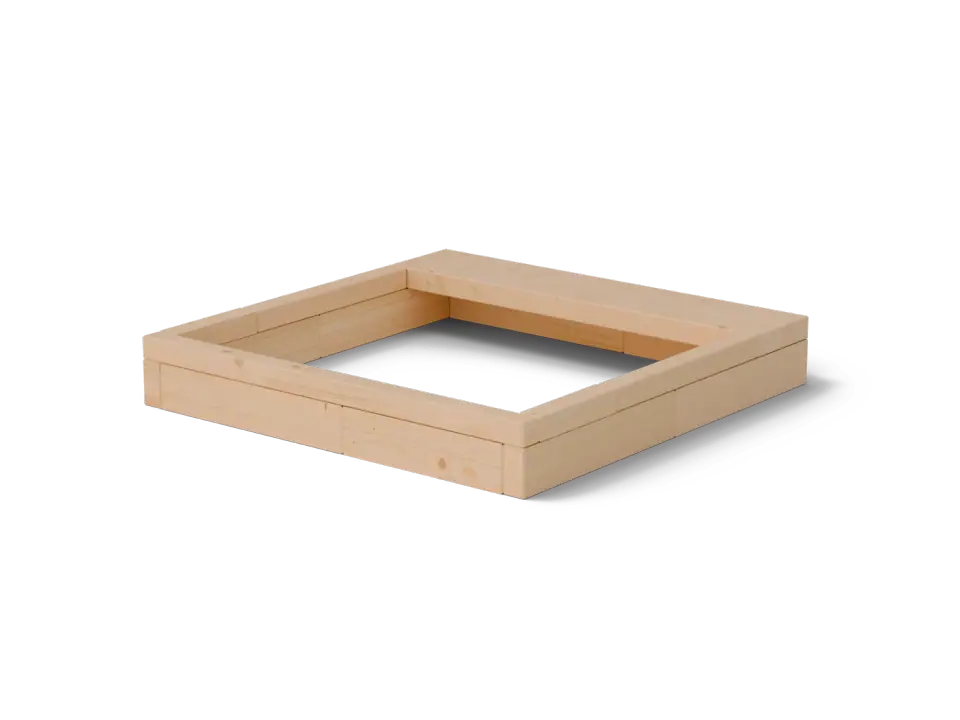 3D model render: Sandbox with seating