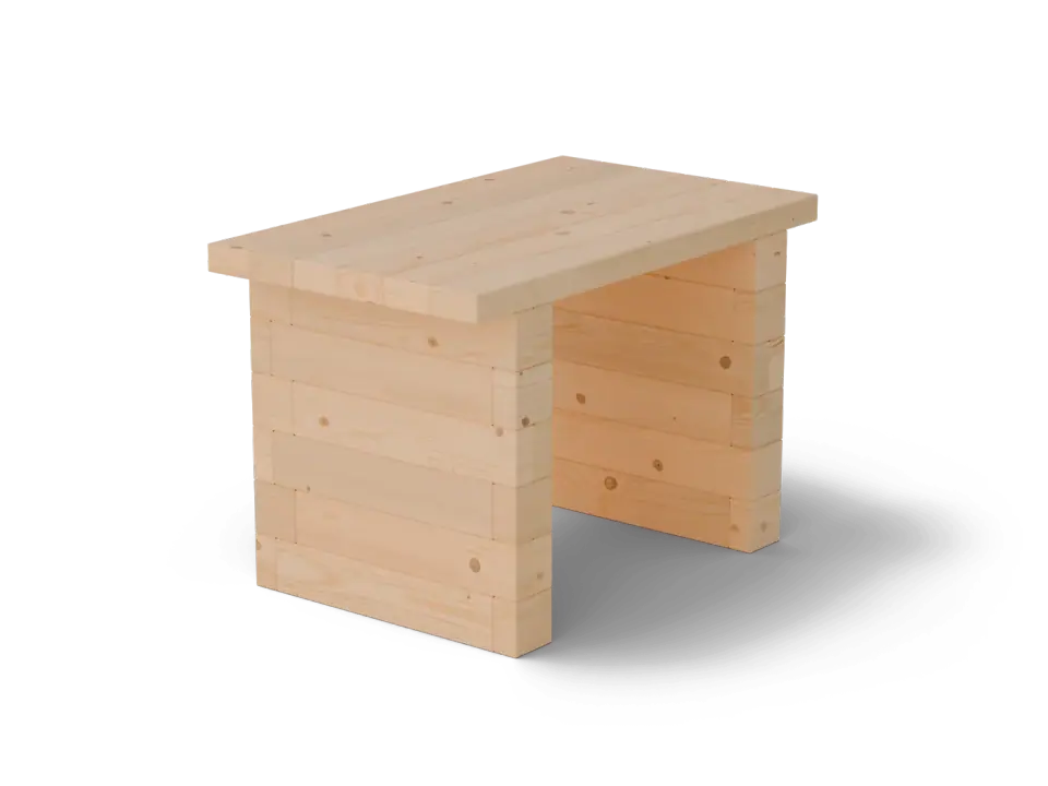 3D model render: Garden table